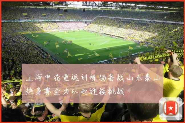 上海申花重返训练场备战山东泰山热身赛全力以赴迎接挑战