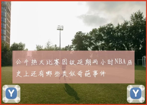 公牛热火比赛因故延期两小时NBA历史上还有哪些类似奇葩事件